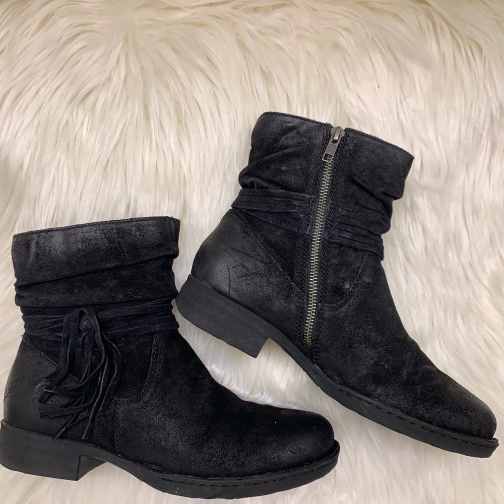 Born Cross Suede Ankle Boot NWT